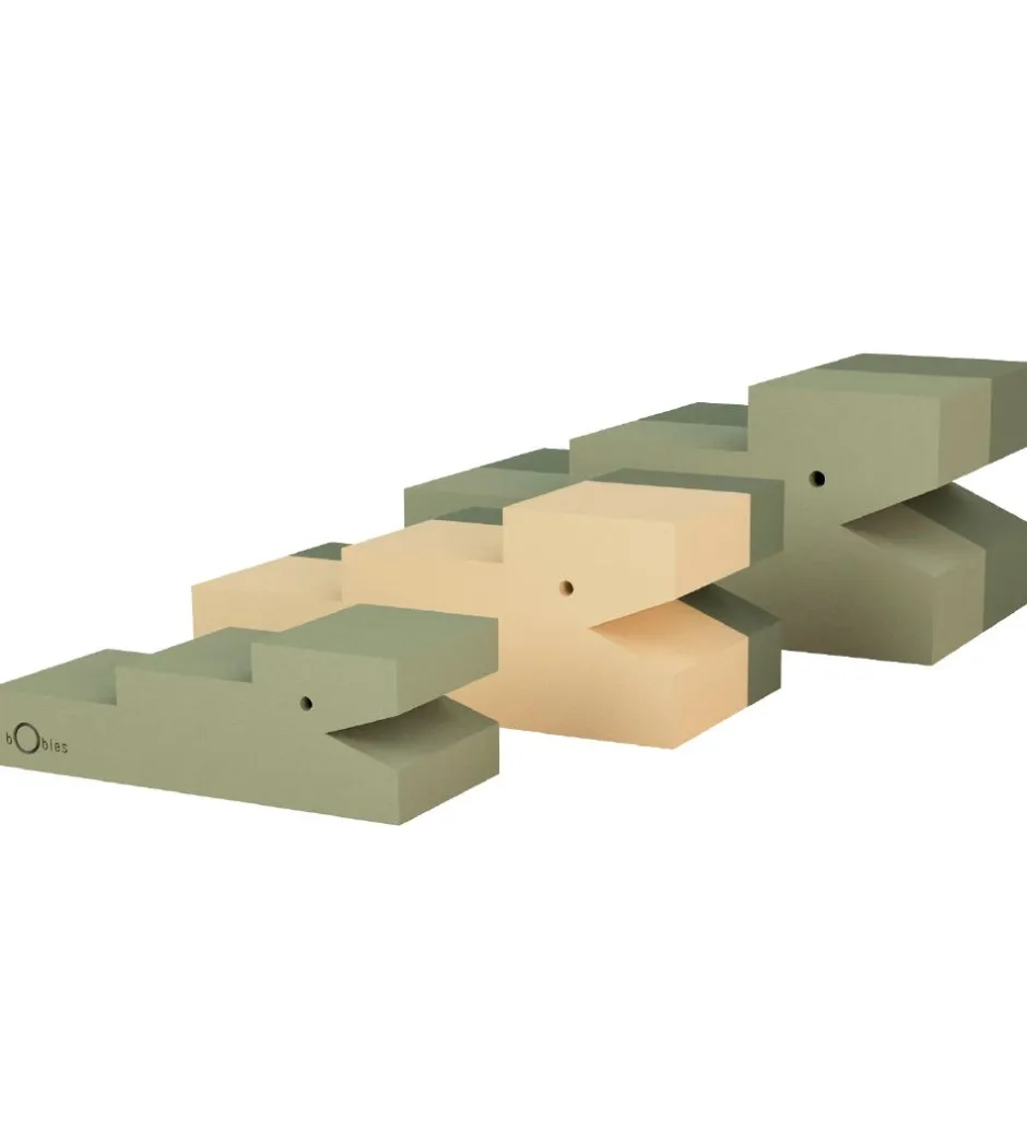 Krokodille - 3-pak - 18x8/15x6/12x/4 cm - Moss>bObles New