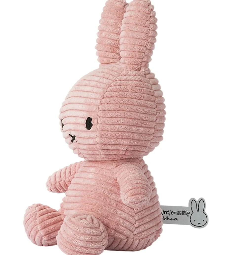 Bamse - 23 cm - Miffy ECO Corduroy - Pink>Bon Ton Toys Discount