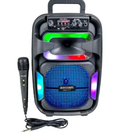 Højtaler m. Mikrofon/Lys - 38 cm - Trådløs>Bontempi Discount