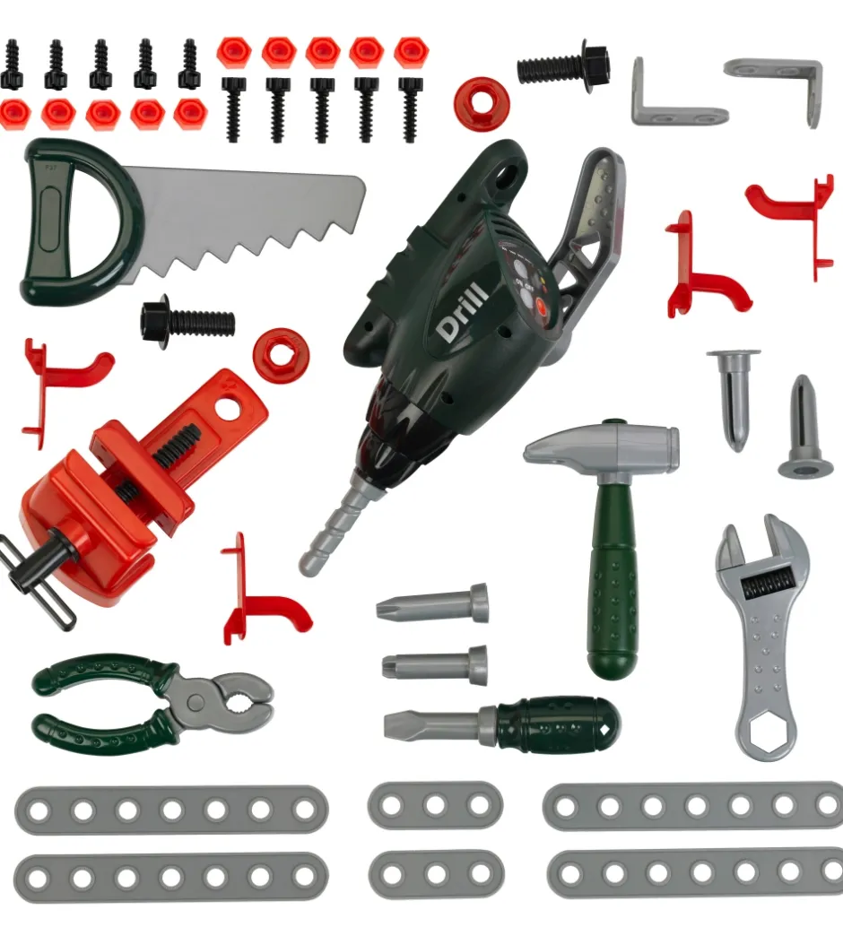 Arbejdsbænk - Legetøj - 76 cm - Mørkegrøn/Sølv>Bosch Mini Online