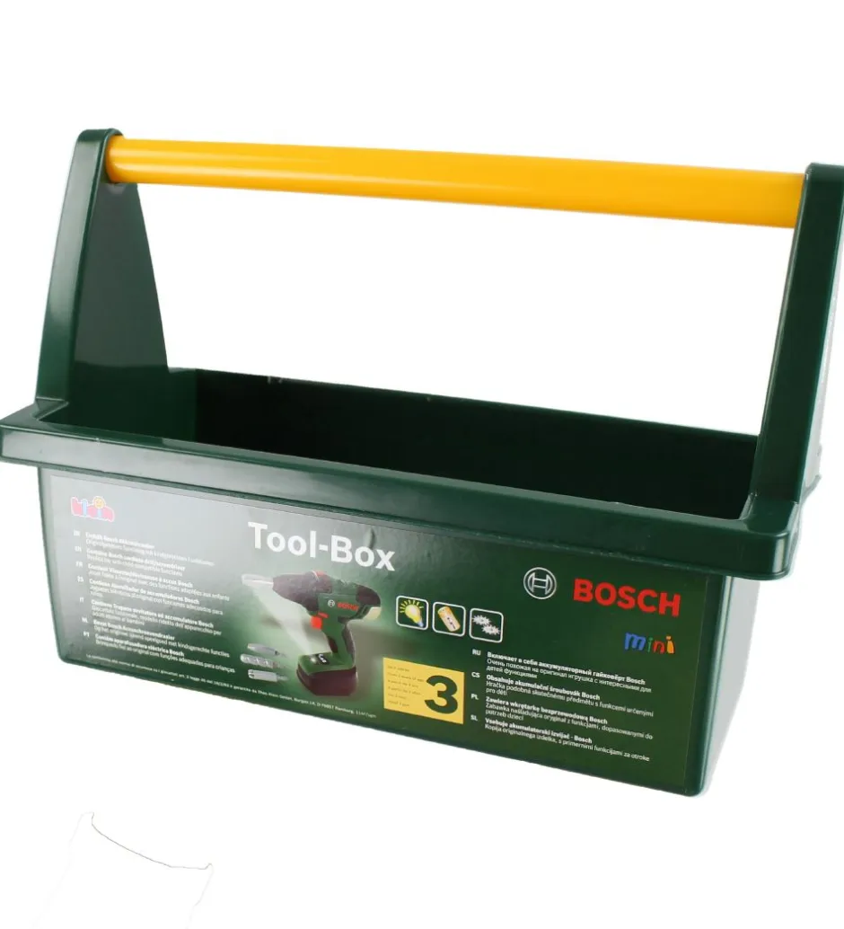 Værktøjskasse m. Tilbehør - Legetøj - Mørkegrøn>Bosch Mini Sale