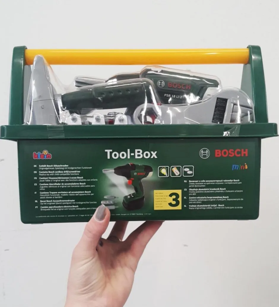 Værktøjskasse m. Tilbehør - Legetøj - Mørkegrøn>Bosch Mini Sale