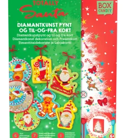 Kreasæt - Diamantkunst Til og Fra-kort - Totally Sant>BOX CANDIY Outlet