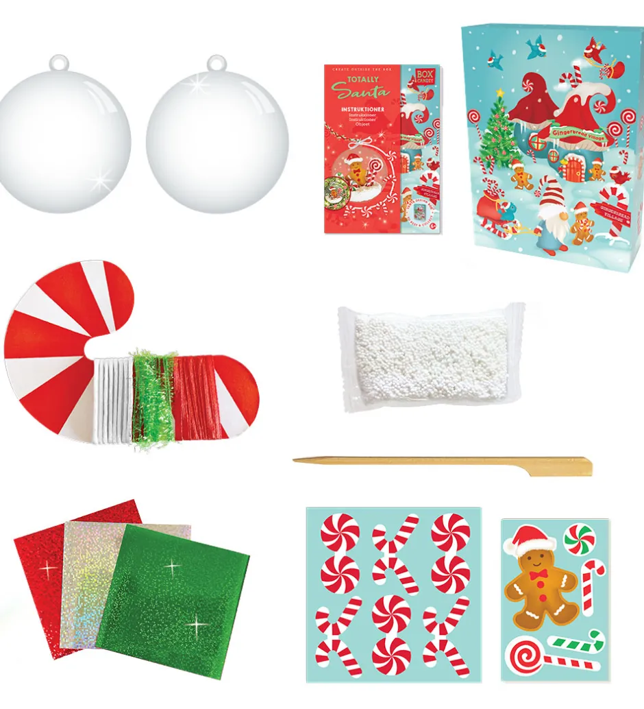 Kreasæt - Lav Dit Eget Pynt - Totally Santa>BOX CANDIY Discount