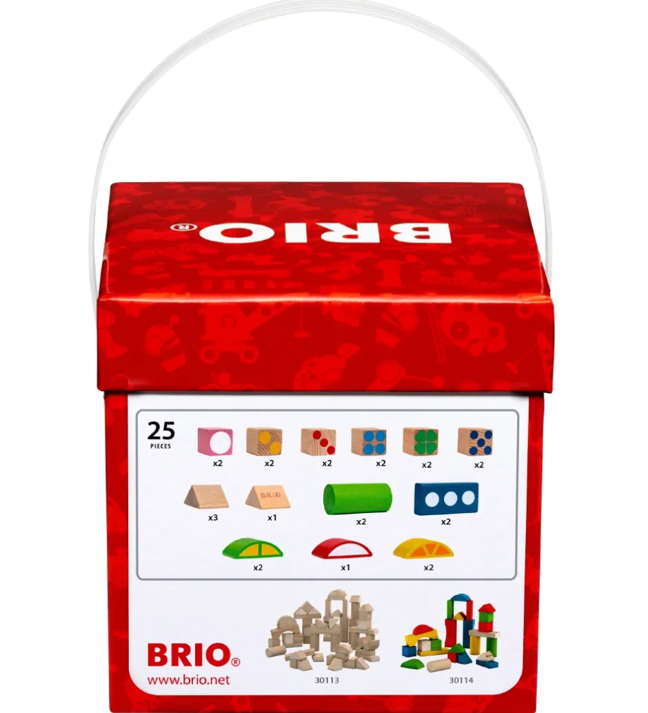 Byggeklodser m. Mønster - 25 Dele - Multifarvet 30112>BRIO Discount