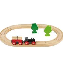 CLASSIC Togbane Sæt m. Skov - Rød/Sort 33042>BRIO Sale