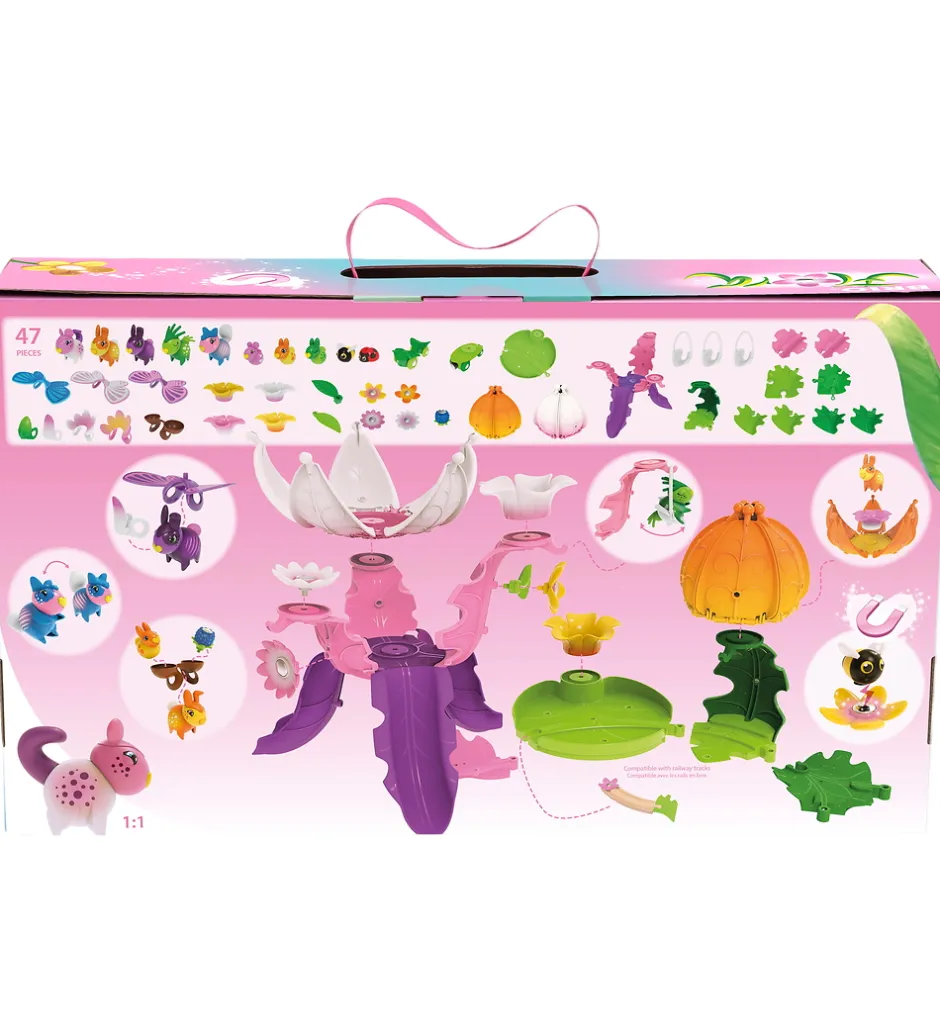 Flora Blomsterby m. Figurer - 47 Dele>BRIO Discount