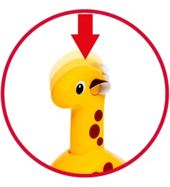 Skubbelegetøj - Giraf - Gul 30229><noscript><img width=