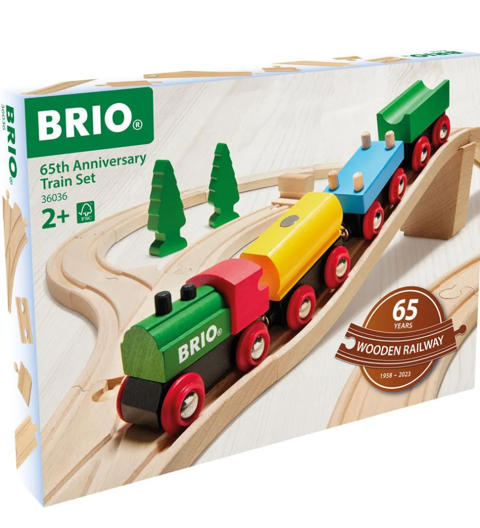 Togbanesæt - 32 Dele - 65th Anniversary 36036>BRIO Sale