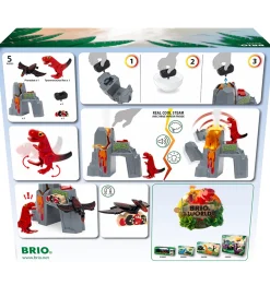 World Aktiv Vulkan m. Dinosaurer - 36092><noscript><img width=
