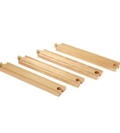 World Lige Skinner - 4 dele - Lang - Træ 33341>BRIO Discount
