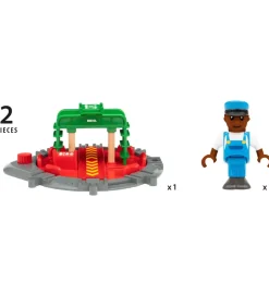 World Rundkørsel m. Figur - 2 dele 33476>BRIO Clearance