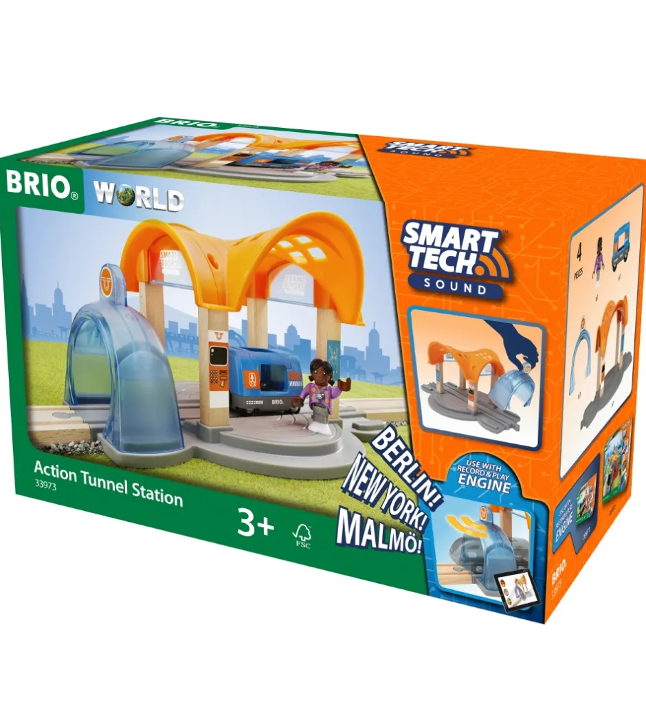 World Smart Tech Tunnel/Station m. Lyd 33973>BRIO Outlet