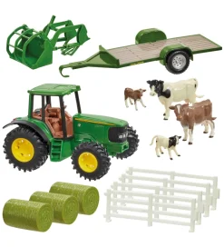 Legesæt - 43257 - John Deere - 20 Dele - Farm In A Box>Britains New