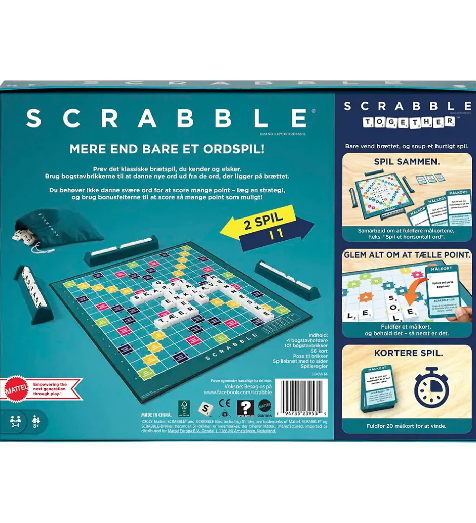 Brætspil - Scrabble ORIGINAL>UNO Hot