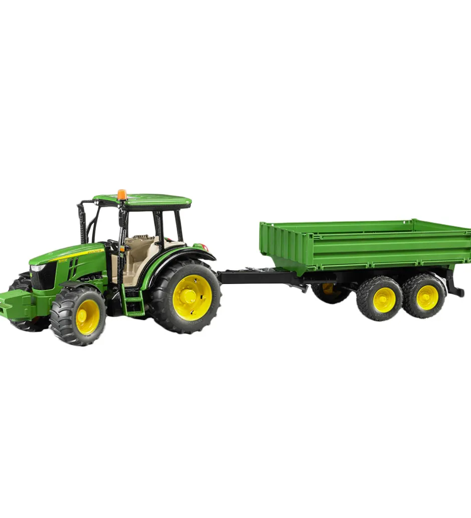 Arbejdsmaskine - John Deere 5115M m. Trailer - 02108>Bruder Outlet