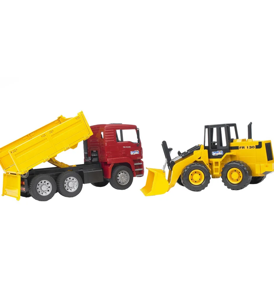 Arbejdsmaskiner - MAN TGA og FR 130 - 02752>Bruder Discount