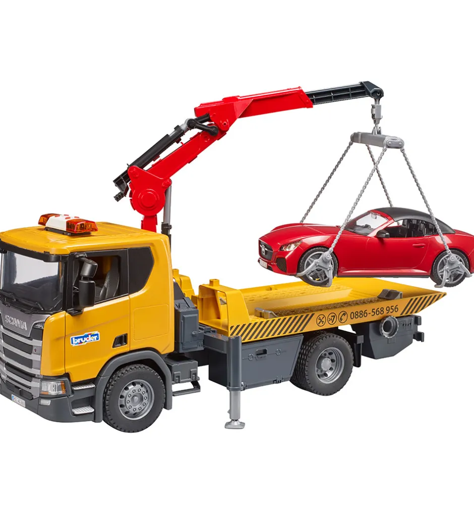 Lastbil - Scania Super 560R Vejhjælp m. Roadster - 03552>Bruder Best