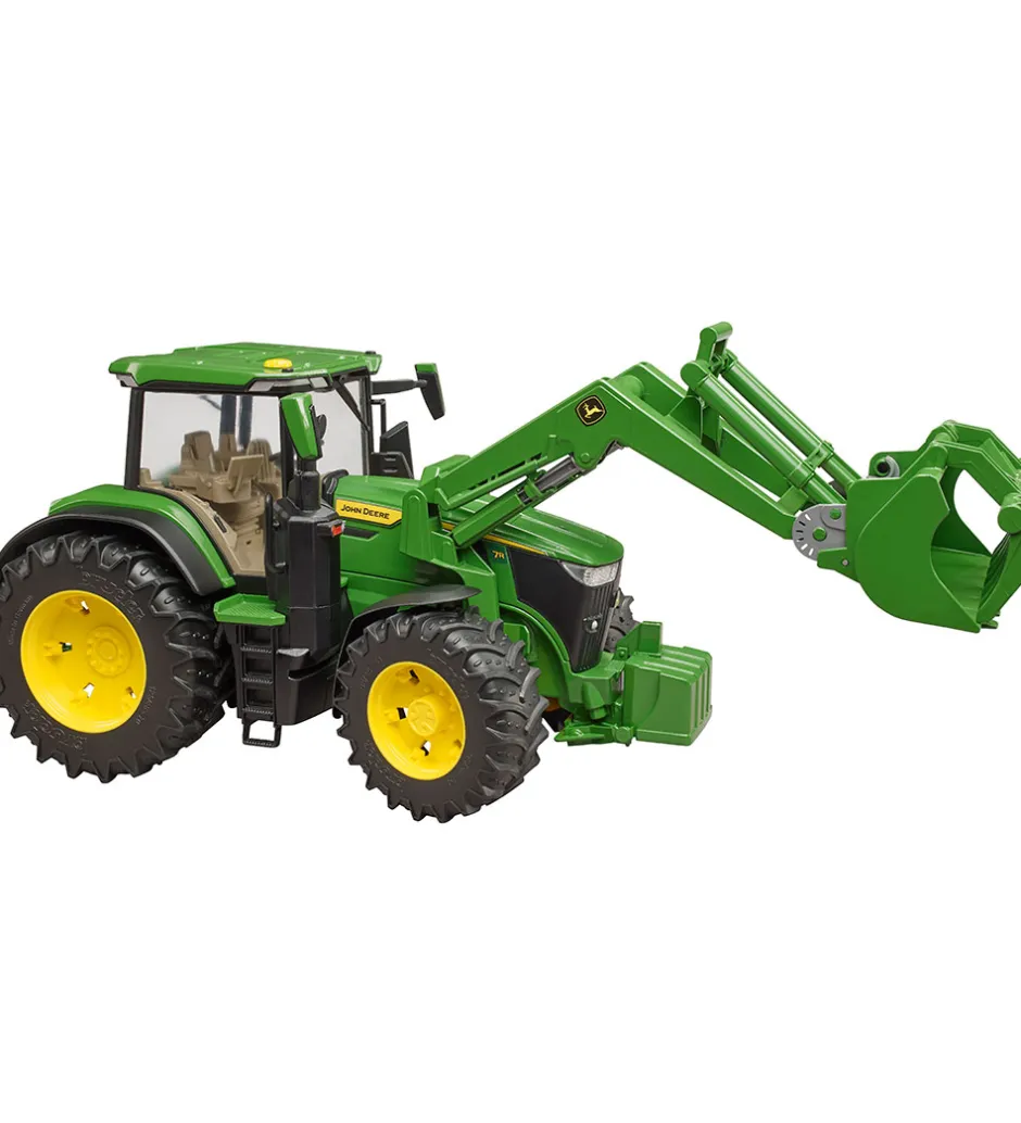 Traktor - John Deere 7R 350 m. Frontlæsser - 03151>Bruder Hot