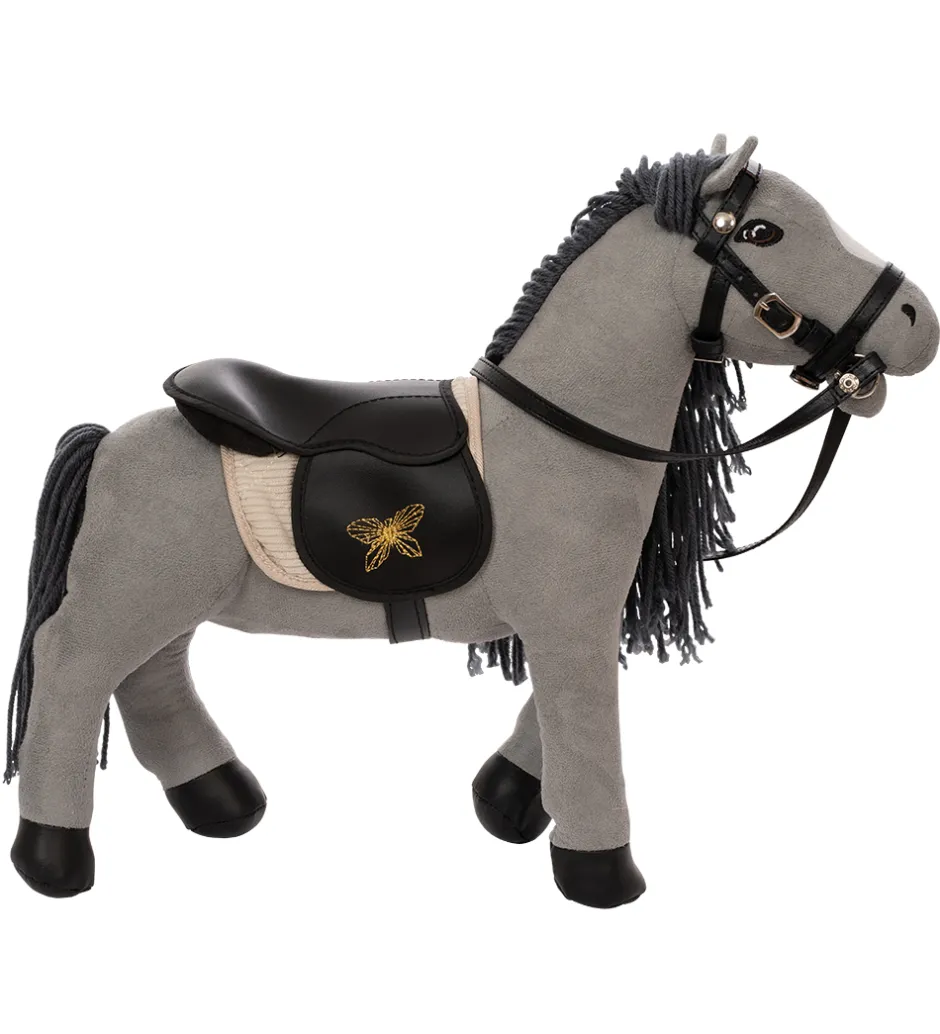 Krammepony - Lucky - 30 cm. - Grå>by ASTRUP Hot