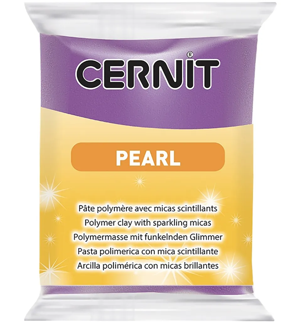 Polymer Ler - Pearl - Lilla>Cernit Best