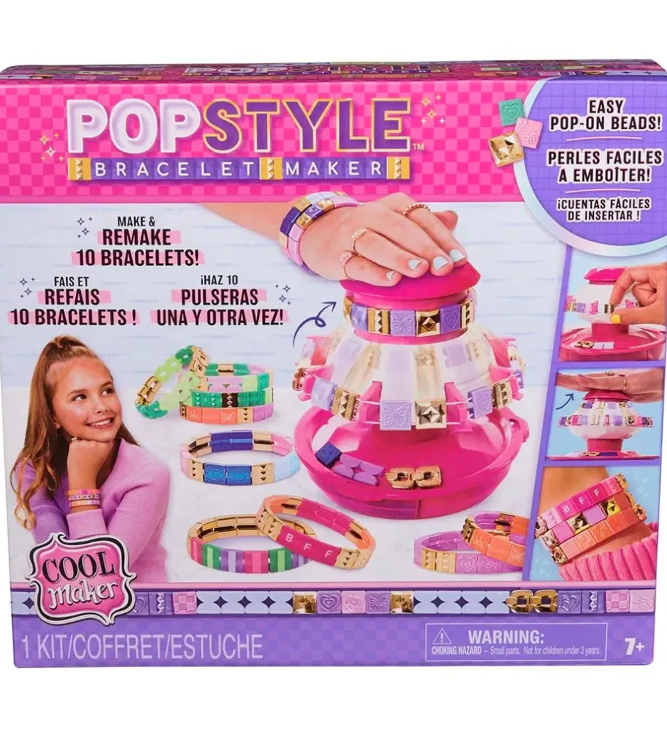 Smykkesæt - PopStyle Tile Bracelet Maker 2.0>Cool Maker Hot