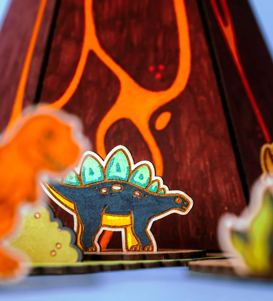Kreasæt - Dinosaur - Træ - Flugt fra Vulkanen>Crateit Best