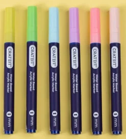 Tuscher - 1mm - 6 stk. - Pastels>Crateit
