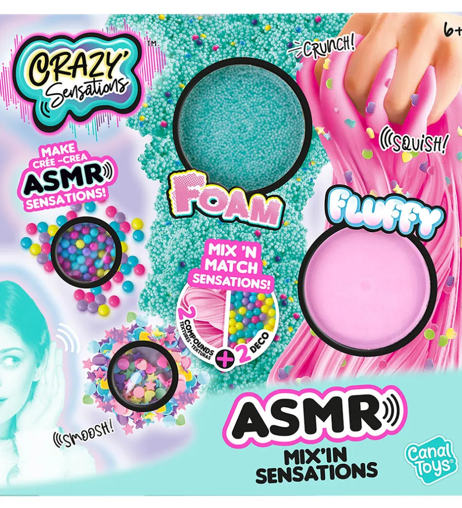 Sæt - ASMR - Mix 'In Sensations - 2 stk.>Crazy Sensations Outlet