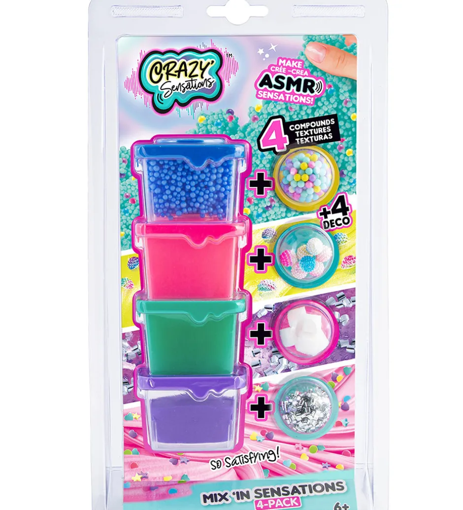 Sæt - ASMR - Mix 'In Sensations - 4 stk.>Crazy Sensations Clearance