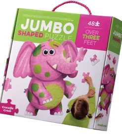 Puslespil - 48 Brikker - Jumbo Elefant>Crocodile Creek New