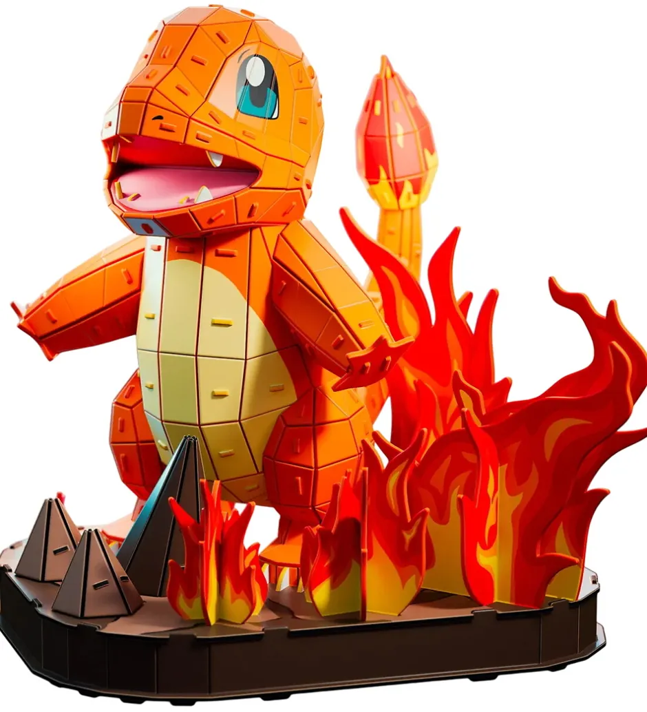 3D Puslespil - Pokémon 24,8 cm - Charmander>4D Puzzles