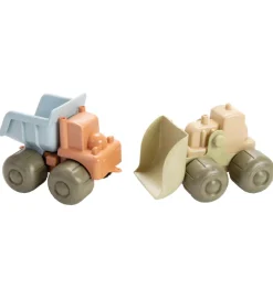 BIO Plastic Bulldozer & Lastbil - 17 cm - Pastel>Dantoy Discount
