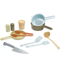BIO Plastic Køkkensæt - 11 Dele - Pastel>Dantoy Online