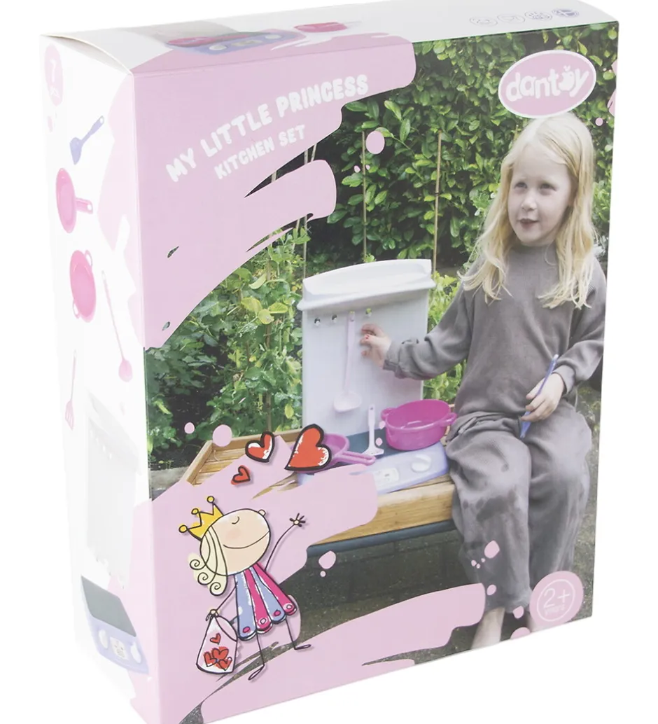 Minikøkken - My Little Princess - 7 Dele>Dantoy Clearance
