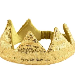 Udklædning - Crown Gold Sequin>Den Goda Fen Best