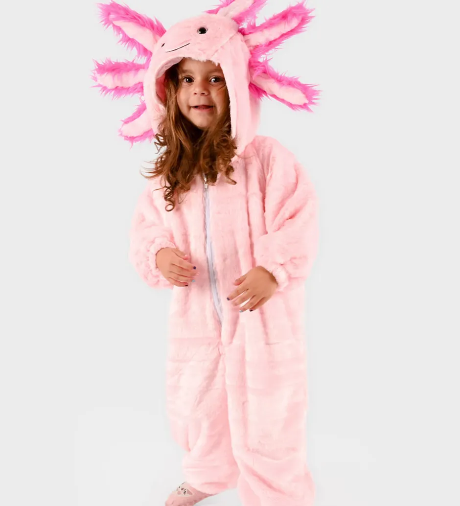 Udklædning - Jumpsuit Axolotl - Pink>Den Goda Fen Best