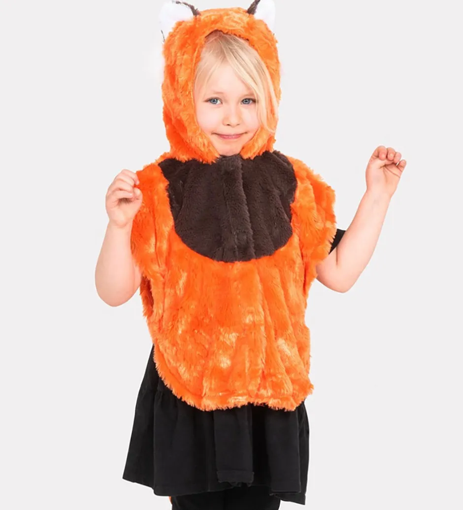 Udklædning - Mini Cape Red Panda - Orange>Den Goda Fen