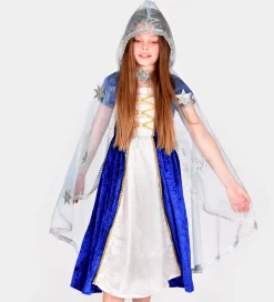 Udklædning - Prinsesse Kappe - Blå>Den Goda Fen Best