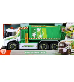 Arbejdsmaskine - Stor Skraldebil - Lys/Lyd>Dickie Toys Sale
