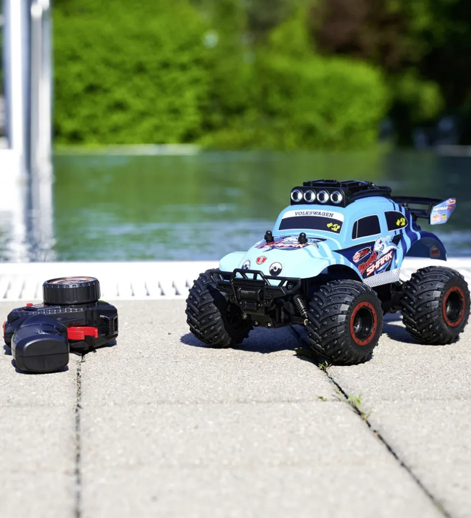 Fjernstyret Bil m. Lys - RC Volkswagen Beetle Baja B>Dickie Toys Hot