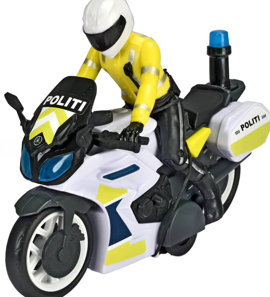Politimotorcykel m. Figur - Yamaha - Lys/Lyd>Dickie Toys Online
