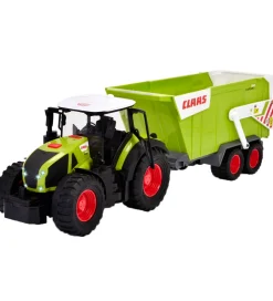 Traktor - CLAAS Traktor m. Trailer - Lys/Lyd>Dickie Toys Outlet