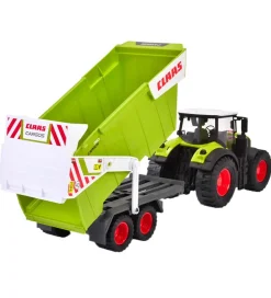 Traktor - CLAAS Traktor m. Trailer - Lys/Lyd>Dickie Toys Outlet