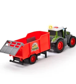 Traktor m. Trailer - Fendt Farm Trailer - Lys/Lyd>Dickie Toys