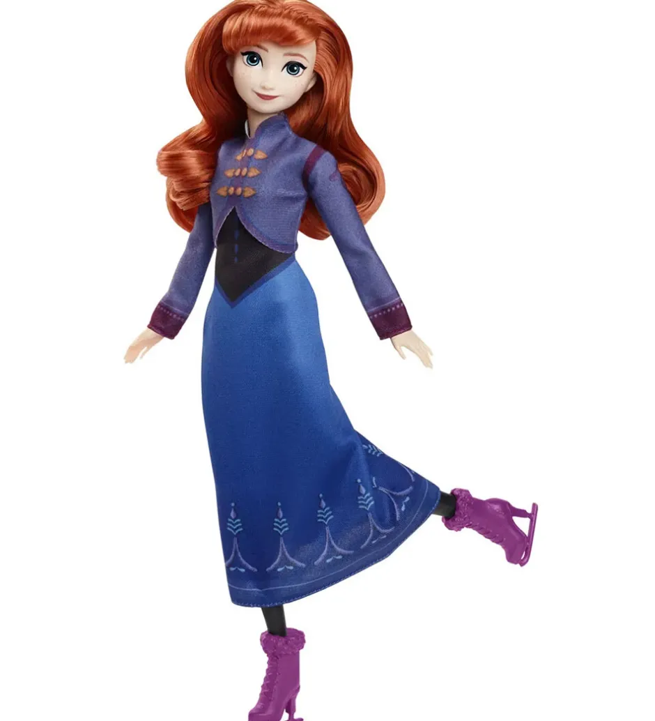 Dukke - 30 cm - Ice Skating Anna>Disney Frozen Clearance