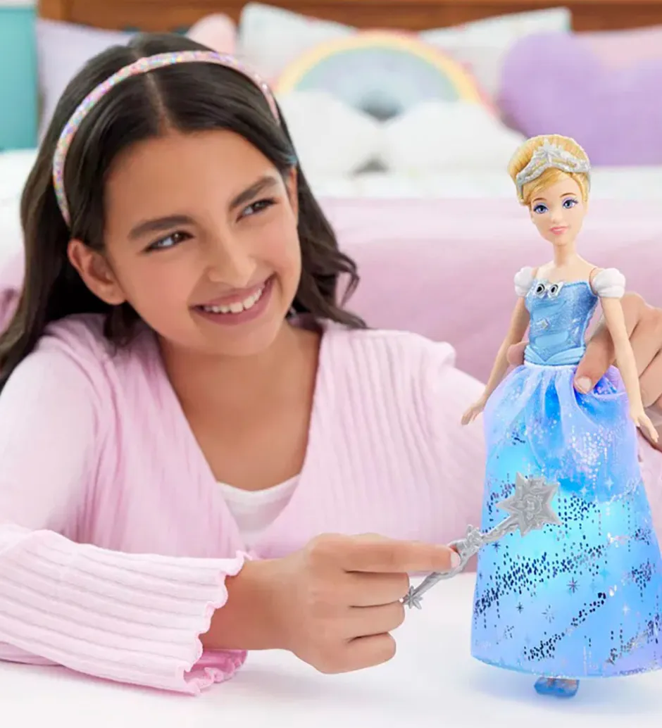 Dukke m. Lyd/Lys - 30 cm - Askepot>Disney Princess New