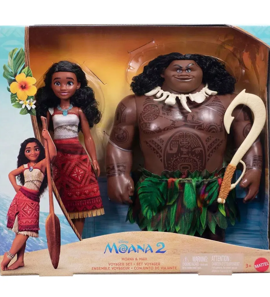 Figurer - Vaiana 2 - Vaiana & Maui>Disney Princess Hot