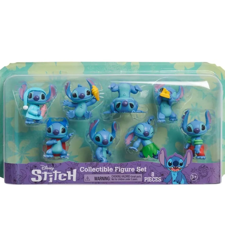 Disney Figurer - 8 Dele>Stitch Hot