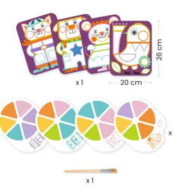 Farvesæt - Palette Painting - Chubby Cheeks>Djeco Clearance